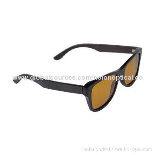 Latest Fashionable Polarized Wooden Sunglasses, Polarized Lens Color